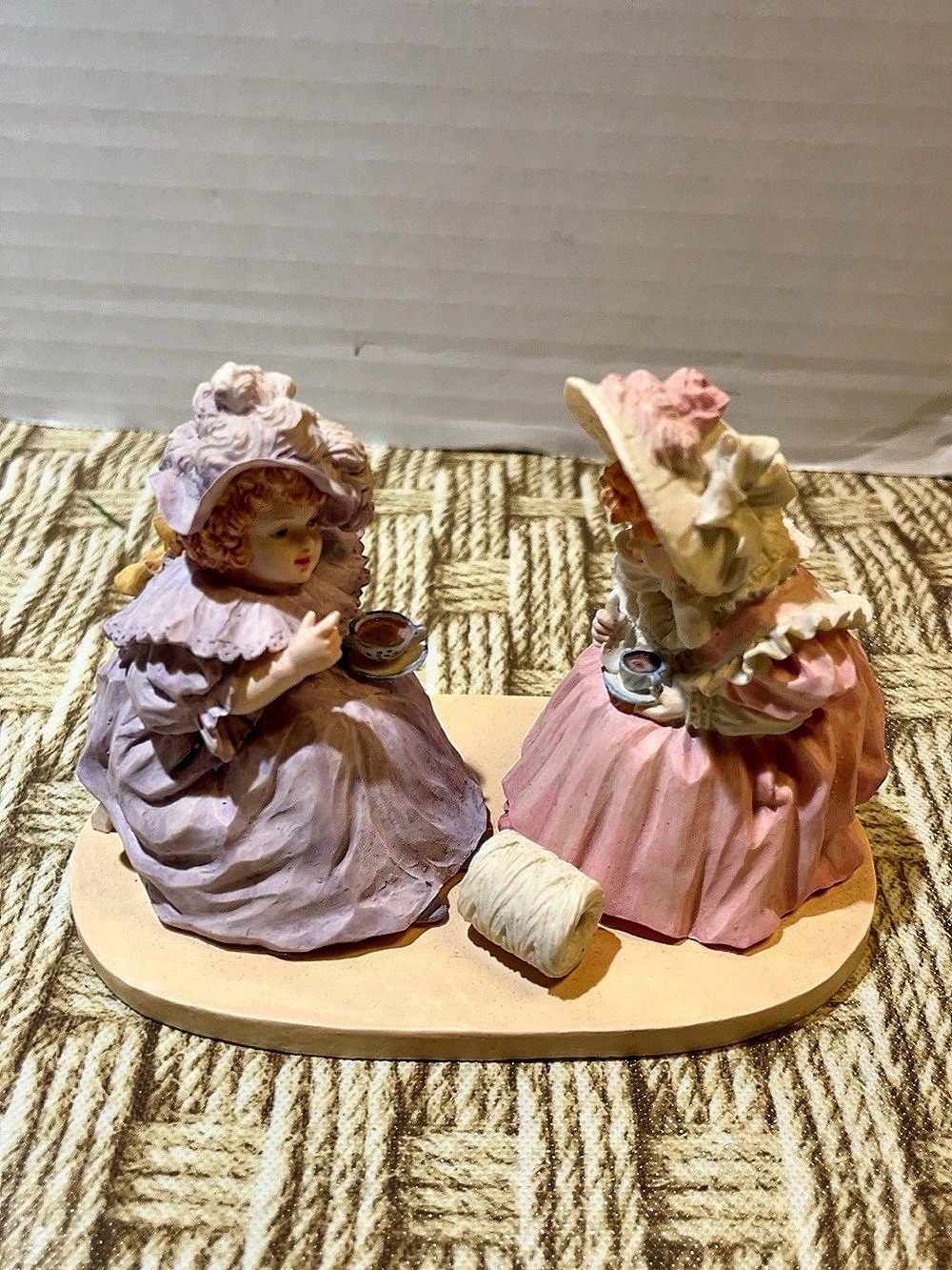 Maud Humphrey Bogart Tea & Gossip H1301 1987 Hamilton Limited Edition Figurine
